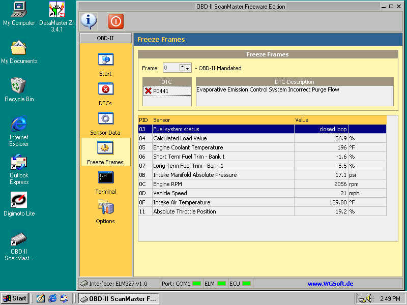 scanmaster obd2 software